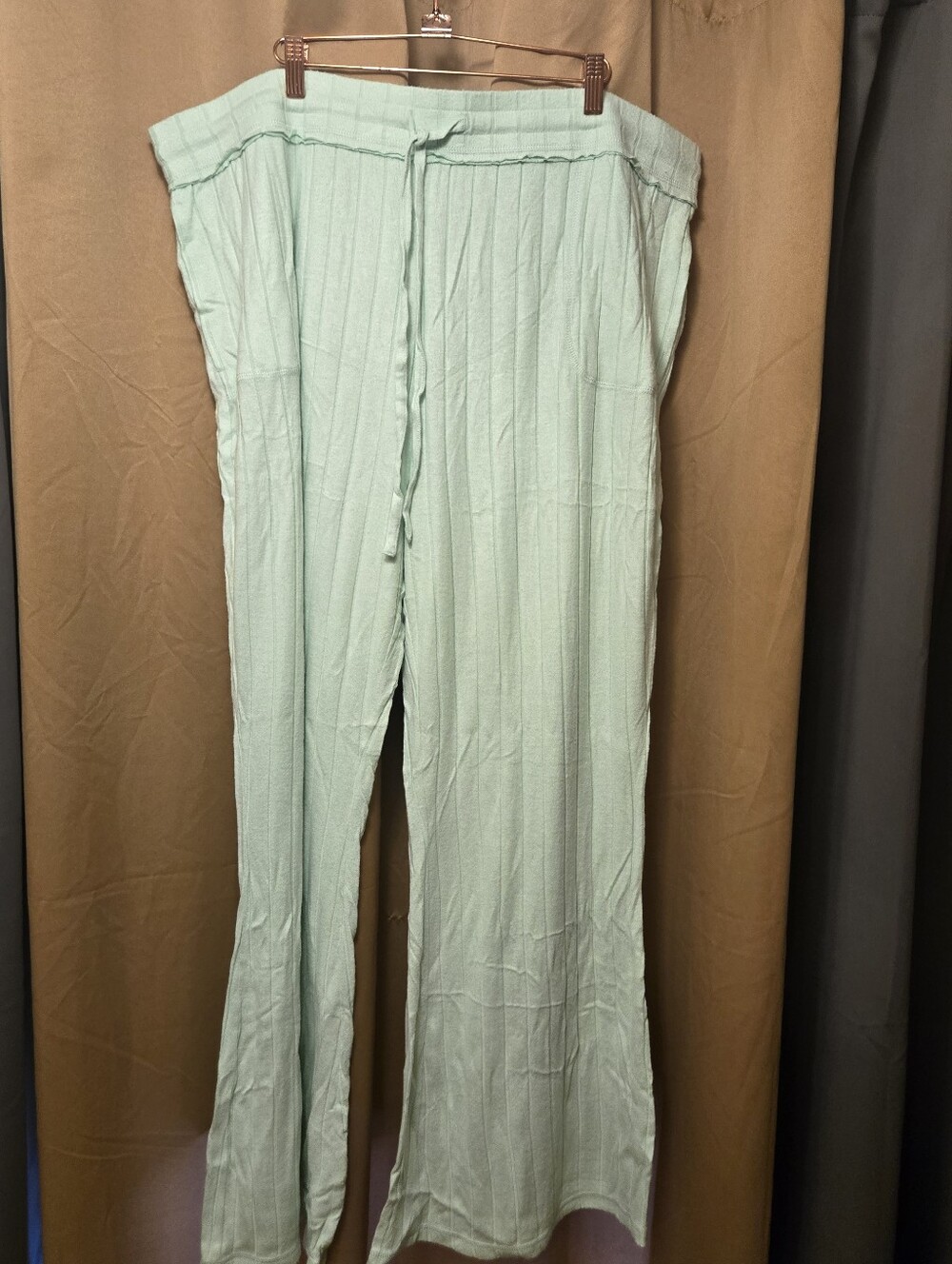bp Light Mint Wide-Leg Drawstring Pants Size 3x